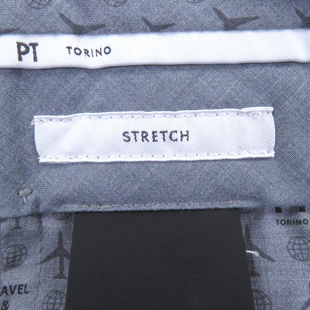 未使用品□PT TORINO ピーティー トリノ SUPERSLIM FIT ストレッチ生地 テーパードパンツ トラウザーズ ダークブルー 56 正規品 メンズ