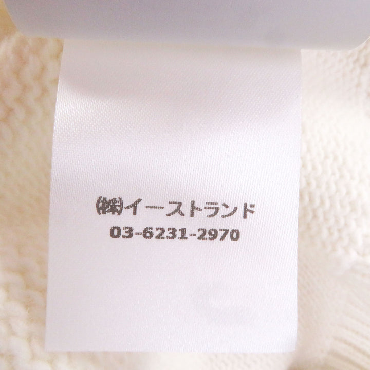 未使用品□OFF-WHITE オフホワイト 24AW OMHE198F24 SHARED LOGO KNIT CREWNECK ロゴニット セーター クリーム M 正規品 定価101200円