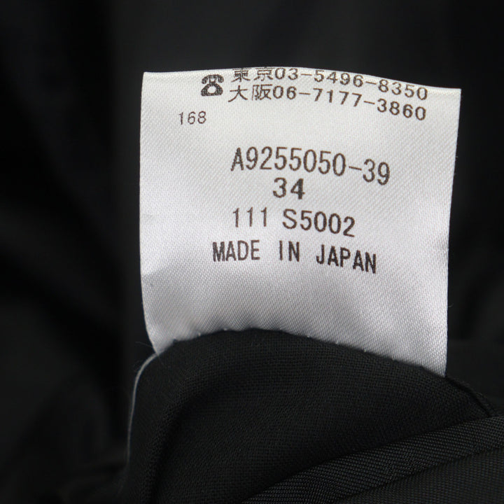 未使用品▼Aquascutum アクアスキュータム カシミヤ100% ロゴ入りボタン 比翼仕立て ステンカラーコート 日本サイズXS～S相当 正規品
