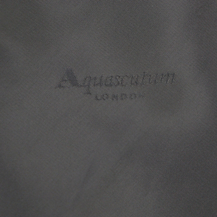 未使用品▼Aquascutum アクアスキュータム カシミヤ100% ロゴ入りボタン 比翼仕立て ステンカラーコート 日本サイズXS～S相当 正規品