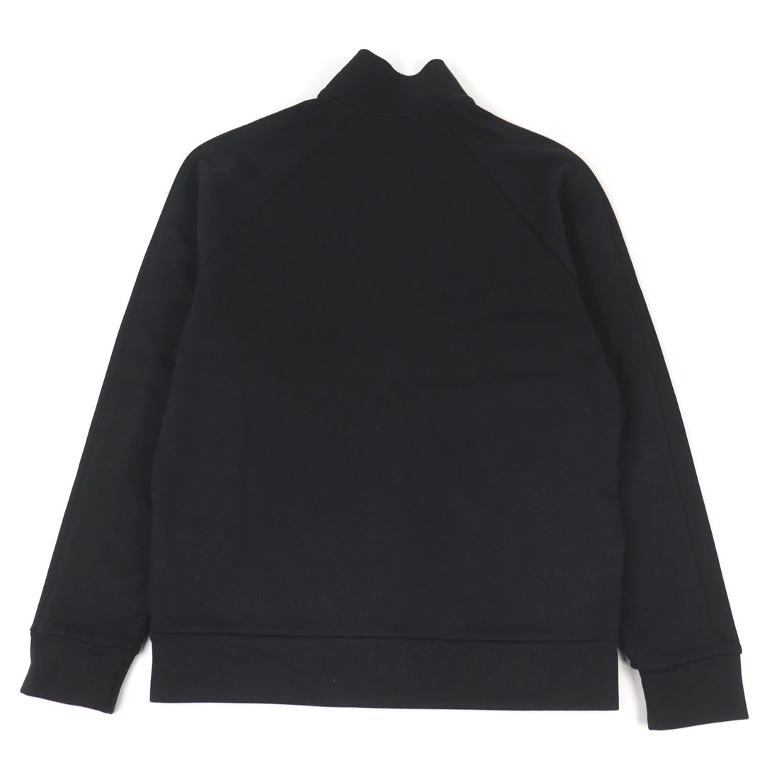美品○MONCLER モンクレール 2024年製 ZIP UP CARDIGAN ロゴワッペン付き ダブルジップ トラックジャケット ブラック M 正規品 メンズ
