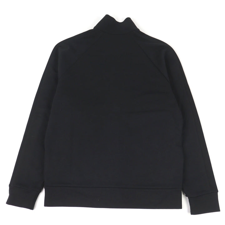 美品○MONCLER モンクレール 2024年製 ZIP UP CARDIGAN ロゴワッペン付き ダブルジップ トラックジャケット ブラック M 正規品 メンズ