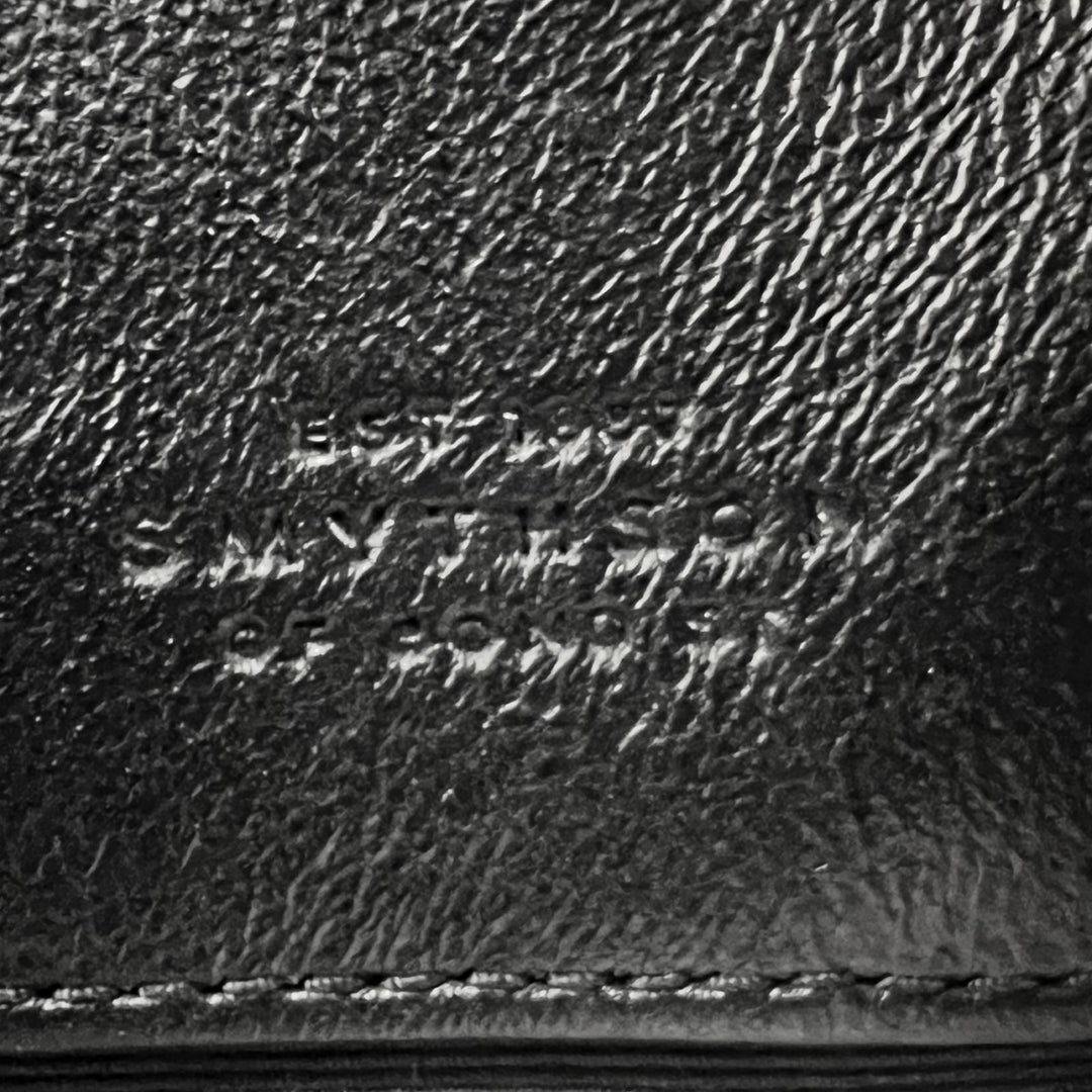 極美品▲SMYTHSON スマイソン 3WAY レザー ショルダーバッグ ハンドバッグ ブラック 保存袋付き イタリア製 レディース
