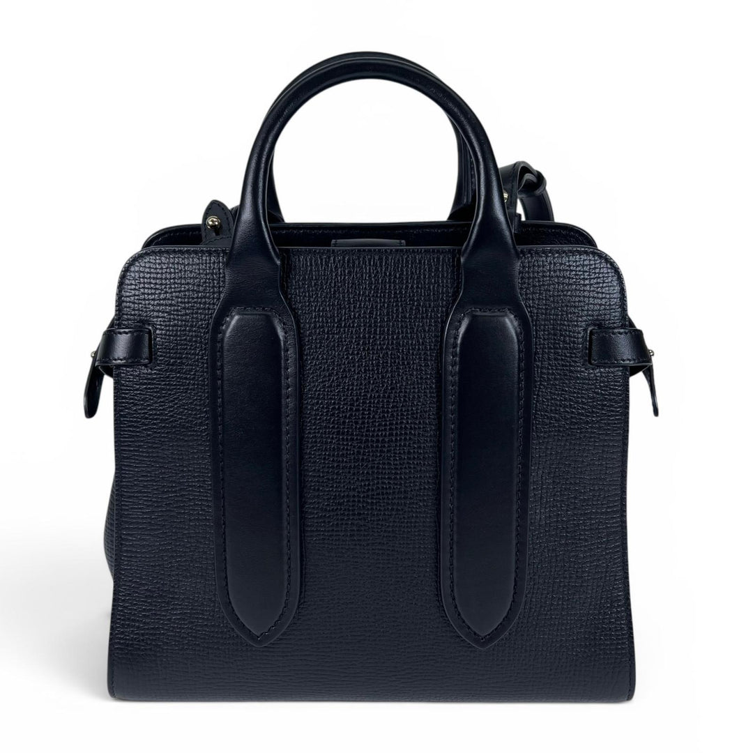 極美品▲SMYTHSON スマイソン 3WAY レザー ショルダーバッグ ハンドバッグ ブラック 保存袋付き イタリア製 レディース