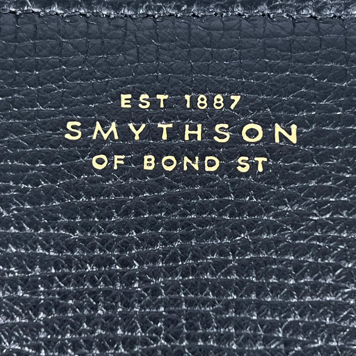 極美品▲SMYTHSON スマイソン 3WAY レザー ショルダーバッグ ハンドバッグ ブラック 保存袋付き イタリア製 レディース