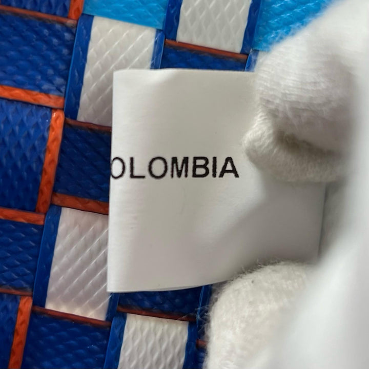 未使用品▲MARNI マルニ SHMH0013A1 レザー使い バスケットバッグ ハンドバッグ マルチカラー 正規品 レディース