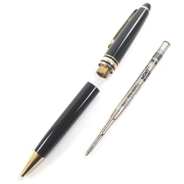良品□MONTBLANC モンブラン マイスターシュテュック クラシック ツイスト式 ボールペン ブラック ドイツ製 メンズ 筆記確認済み