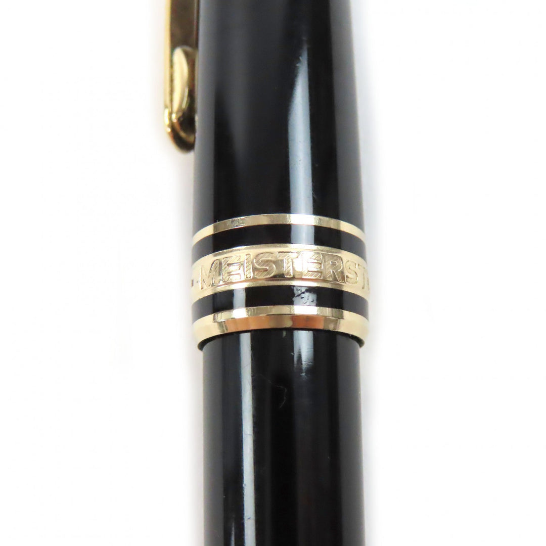 良品□MONTBLANC モンブラン マイスターシュテュック クラシック ツイスト式 ボールペン ブラック ドイツ製 メンズ 筆記確認済み
