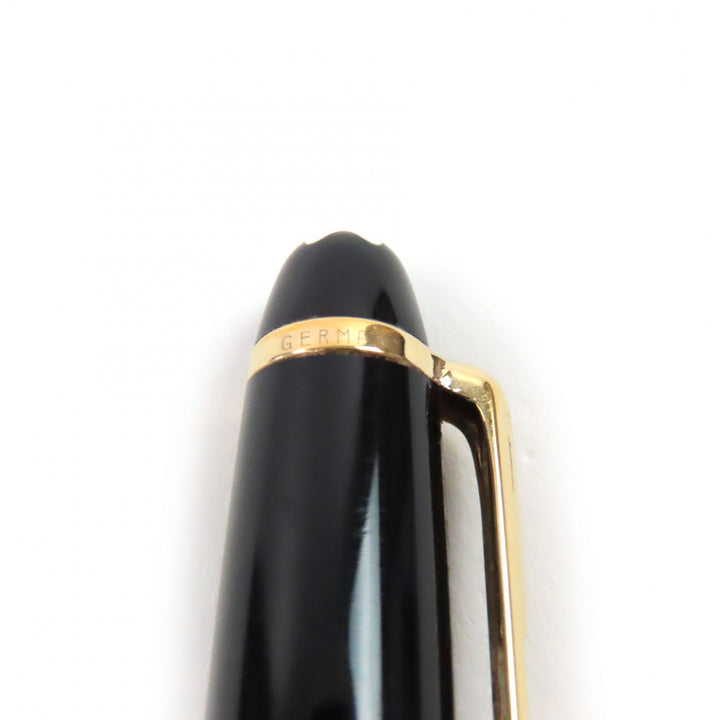 良品□MONTBLANC モンブラン マイスターシュテュック クラシック ツイスト式 ボールペン ブラック ドイツ製 メンズ 筆記確認済み