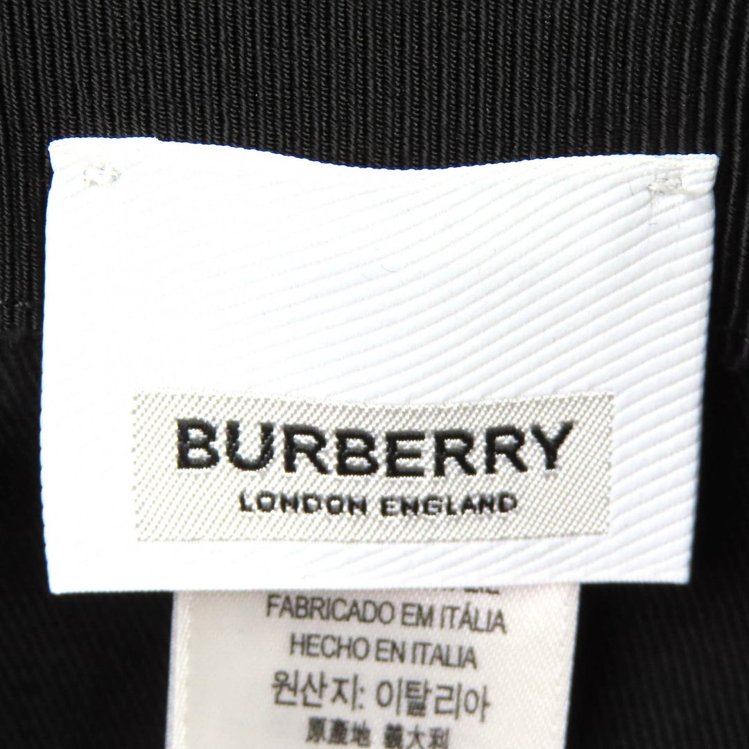 未使用品△BURBERRY バーバリー 8068032 コットン100％ TBロゴ ノバチェック柄 ベースボールキャップ 帽子 ベージュ M イタリア製 正規品