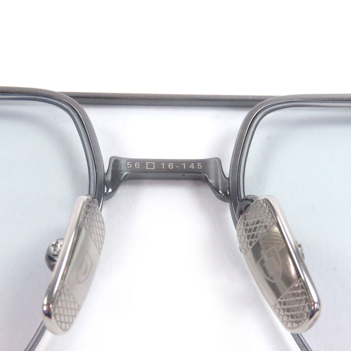 未使用品□DITA ディータ DTX191 ARTOA.13 ツーブリッジ メガネ 眼鏡 アイウェア ガンメタリック 56□16-145 日本製 定価81400円
