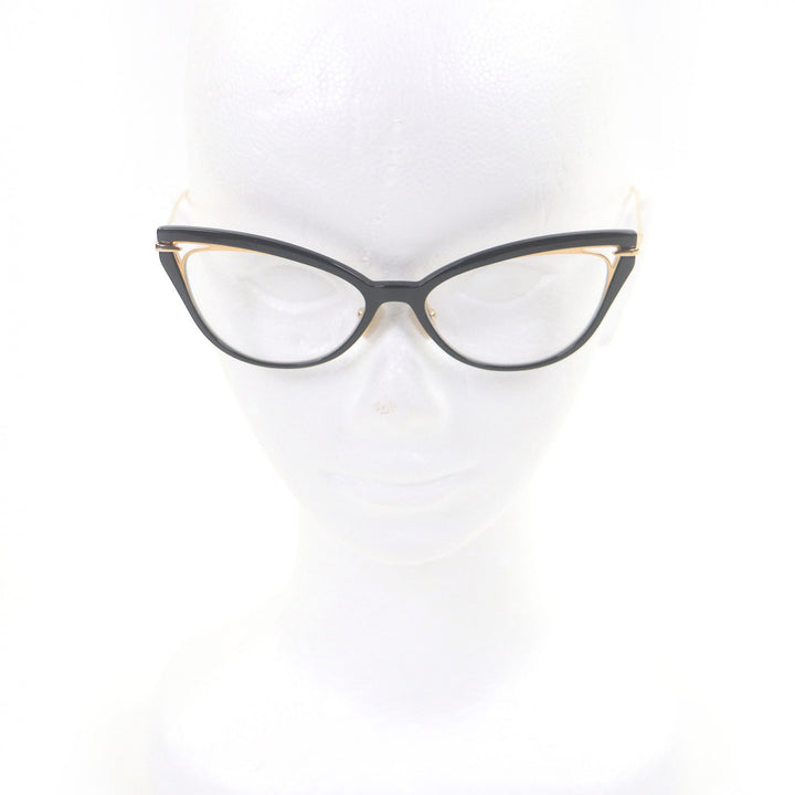極美品□DITA ディータ DTX524 ARTCAL メガネ 眼鏡 アイウェア ブラック ゴールド 53□16-139 日本製 メンズ レディース 定価83600円