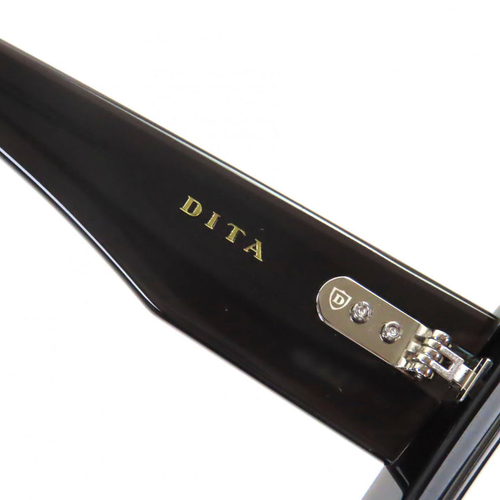 美品▼DITA ディータ DTS739-A-01AF LEVELE スクエア カラーレンズ メガネ 眼鏡 アイウェア 52□21-144 デモレンズ 箱付き 定価81400円　