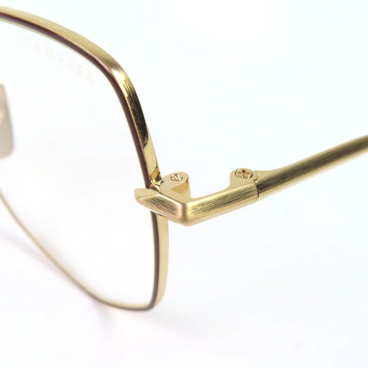 未使用品△DITA ディータ DTX192 MAREA メガネ 眼鏡 アイウェア ゴールド 53□20 138 デモレンズ 日本製 レディース 定価68200円