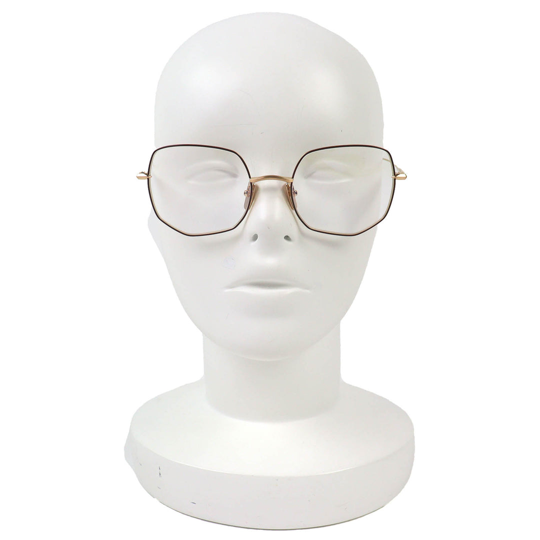 未使用品△DITA ディータ DTX192 MAREA メガネ 眼鏡 アイウェア ゴールド 53□20 138 デモレンズ 日本製 レディース 定価68200円