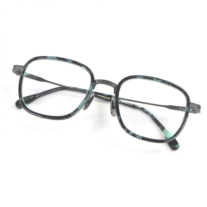 未使用品□DITA ディータ DTX454 AVIATIA-FIVE メガネ 眼鏡 アイウェア ブラック クリアブルー 50□20-140 デモレンズ 定価96800円