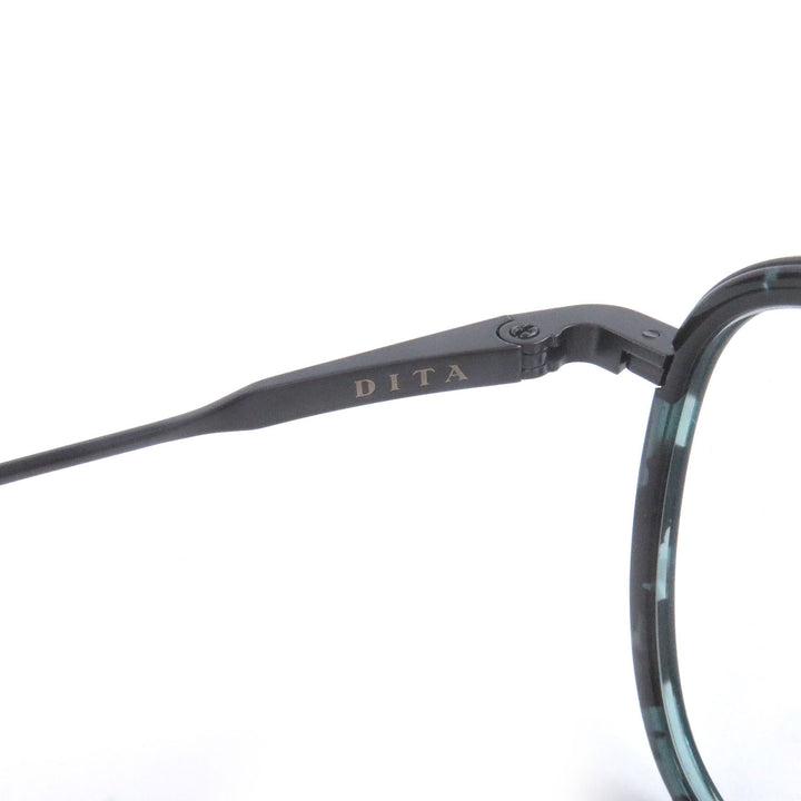 未使用品□DITA ディータ DTX454 AVIATIA-FIVE メガネ 眼鏡 アイウェア ブラック クリアブルー 50□20-140 デモレンズ 定価96800円