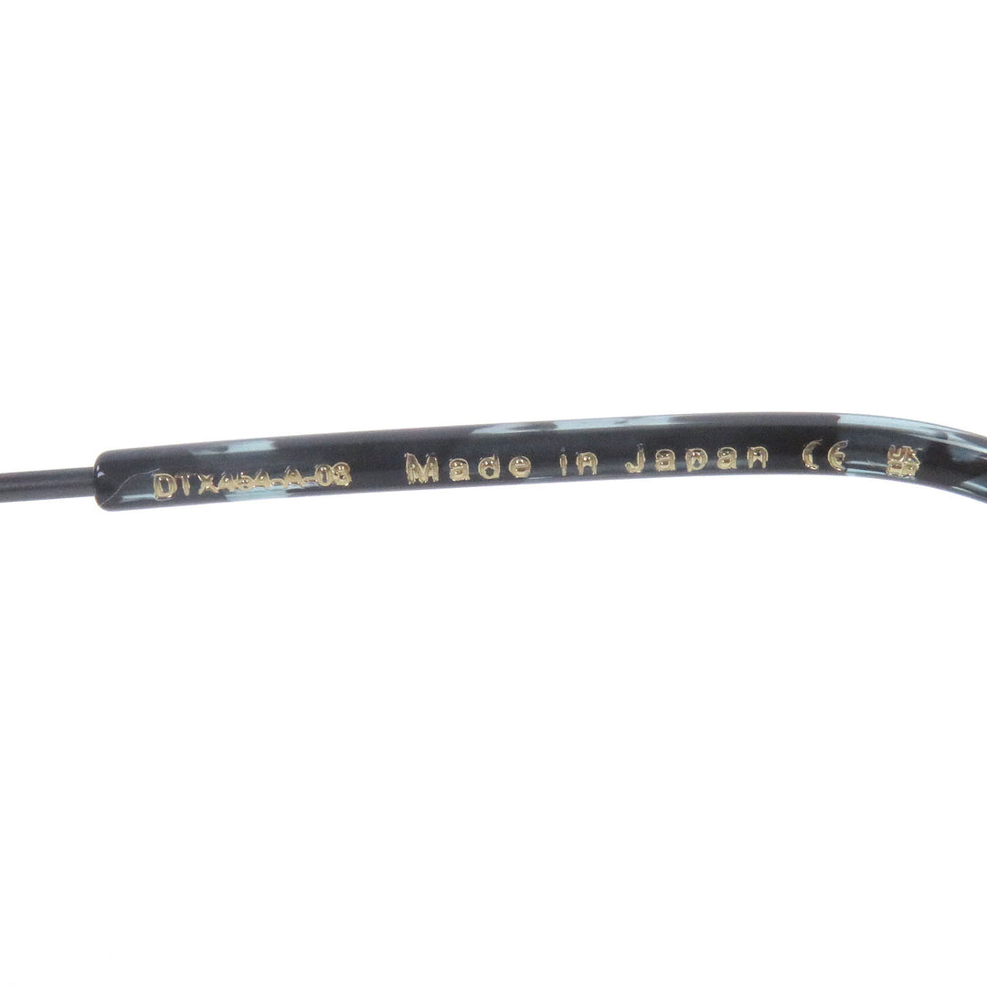 未使用品□DITA ディータ DTX454 AVIATIA-FIVE メガネ 眼鏡 アイウェア ブラック クリアブルー 50□20-140 デモレンズ 定価96800円
