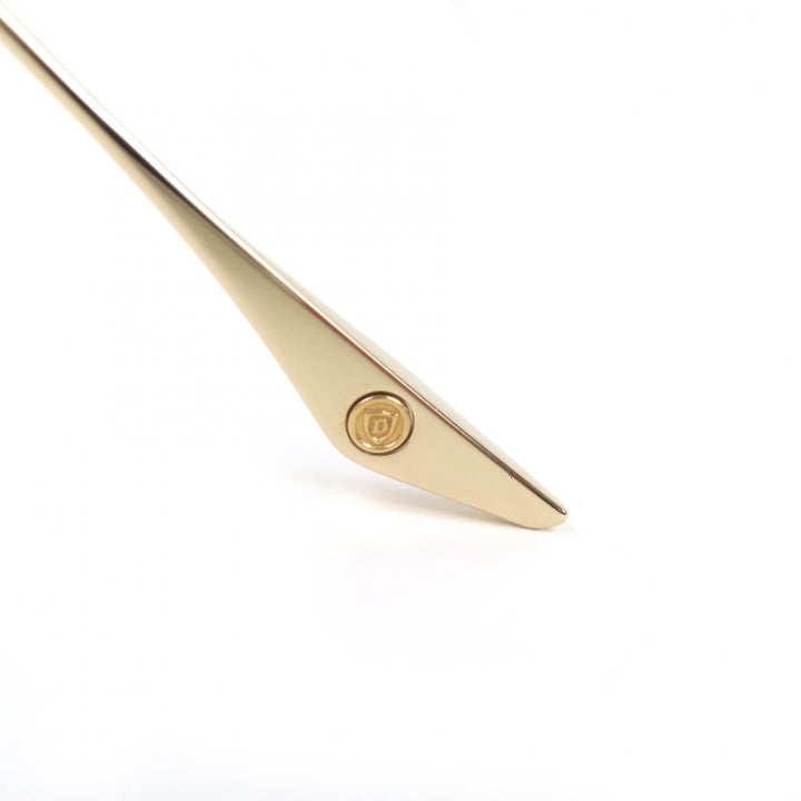 極美品△DITA ディータ DTS442 TALON THREE アイウェア サングラス ゴールド クリア 55□22 145 デモレンズ 日本製 メンズ 定価92400円