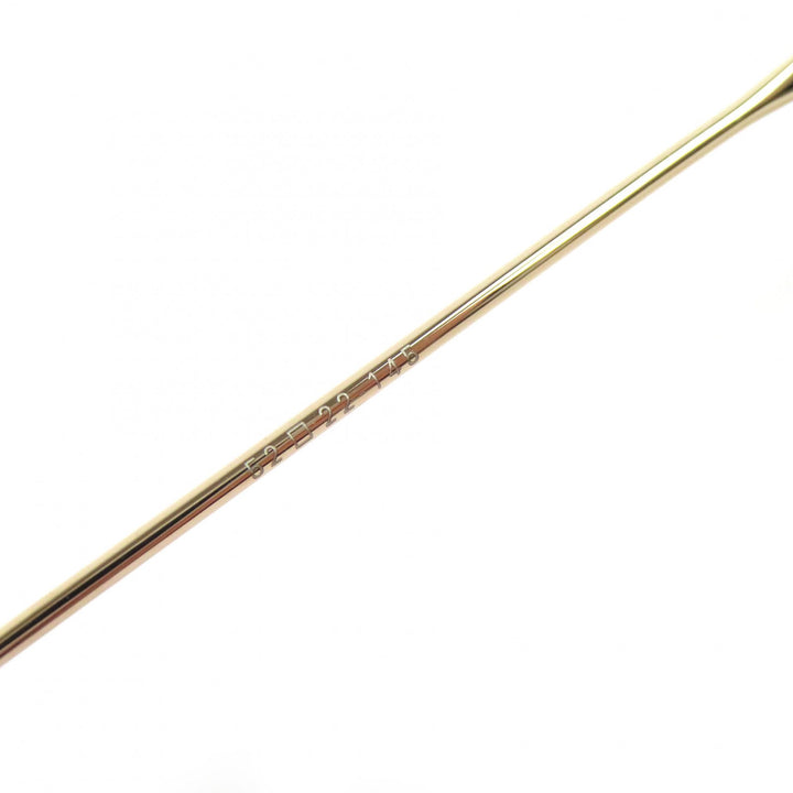 極美品△DITA ディータ DTS442 TALON THREE アイウェア サングラス ゴールド クリア 55□22 145 デモレンズ 日本製 メンズ 定価92400円