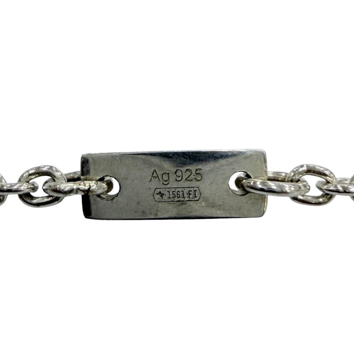 美品☆GUCCI グッチ 818927 インターロッキングG ペンダント ネックレス AG925 現行品 シルバー 伊製 重量11.0g 定価73700円 箱・保袋付