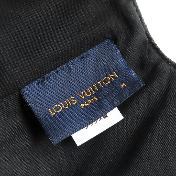 良品△LOUIS VUITTON ルイヴィトン 2021年製 M77124 キャップ･アエログラム コットン100% ベースボールキャップ 帽子 ブラック M 正規品