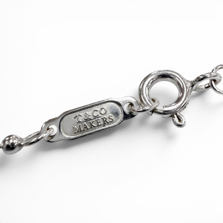 極美品▼TIFFANY&amp;Co. ティファニー メイカーズ IDタグペンダント AG925 現行品 ネックレス シルバー 総重量24.0g 定価118800円 箱・袋付