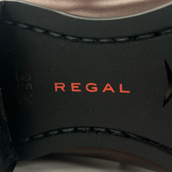 未使用品▲REGAL リーガル 10JRBD ストレートチップ レザーシューズ ビジネスシューズ ブラウン 25.5 箱付き 日本製 メンズ
