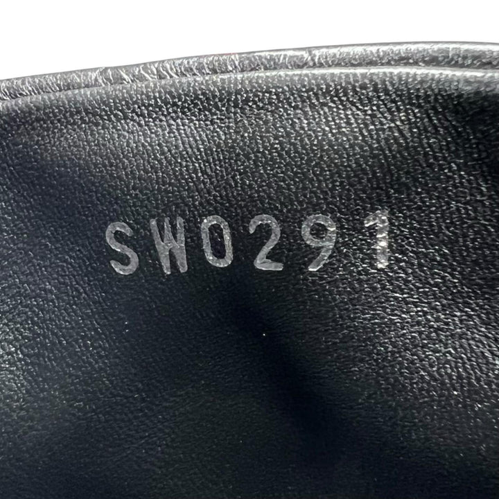 未使用品▲LOUIS VUITTON ルイヴィトン リバイバルライン モノグラム ミュール サンダル ブラック 38.5 箱・保存袋付き 伊製 レディース