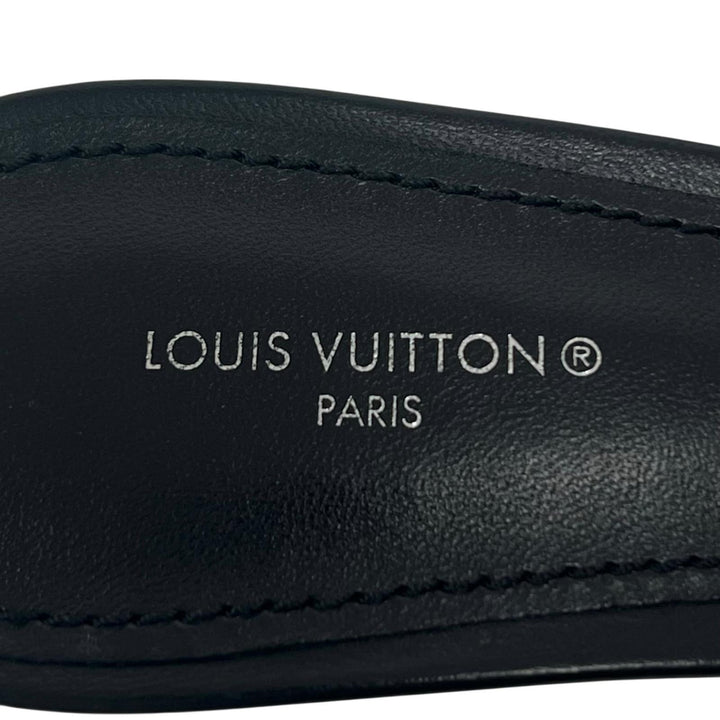 未使用品▲LOUIS VUITTON ルイヴィトン リバイバルライン モノグラム ミュール サンダル ブラック 38.5 箱・保存袋付き 伊製 レディース