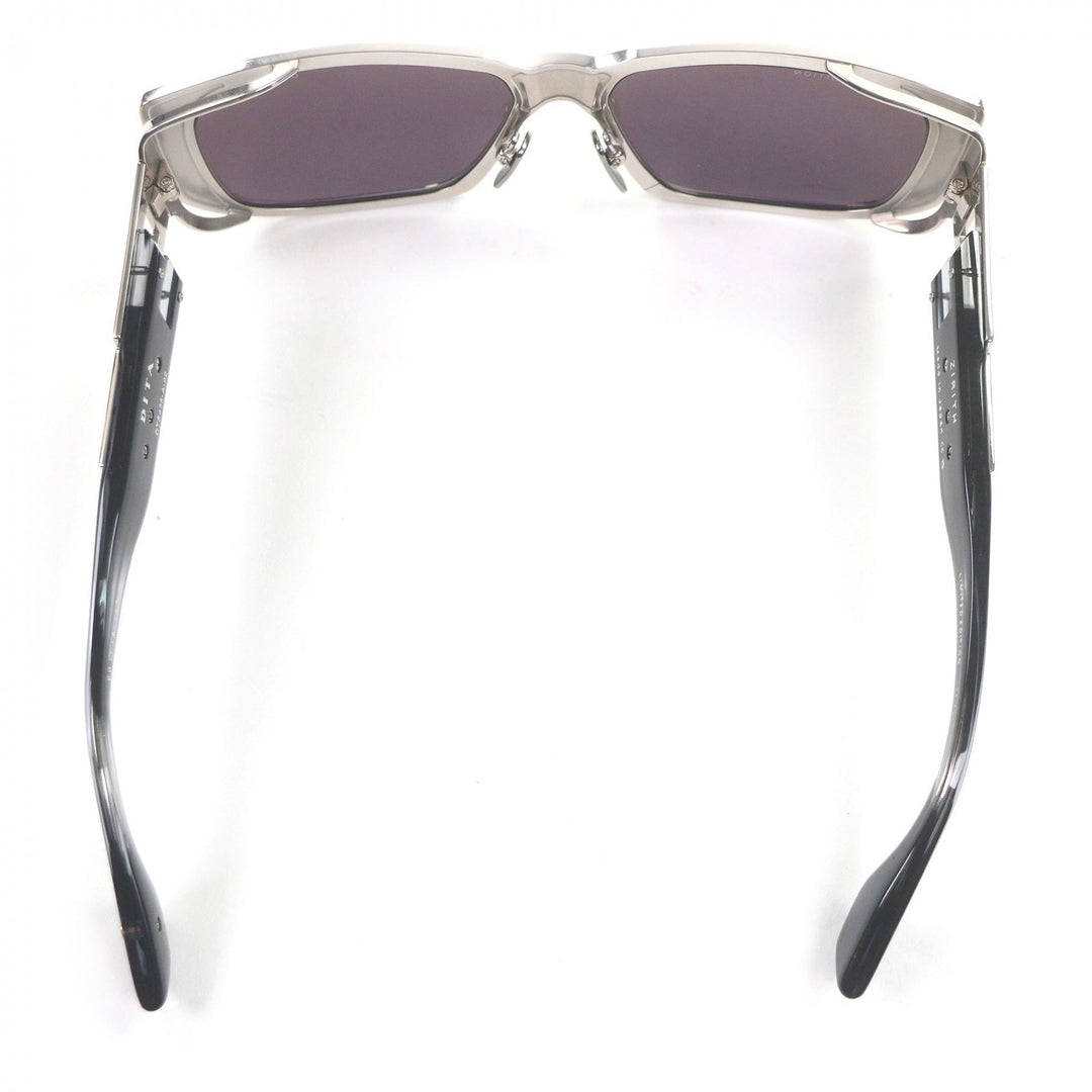 極美品□DITA ディータ DTS435 ZIRITH 限定品 132/500 サングラス シルバー クリアブラック 60□16-147 デモレンズ 日本製 定価142200円