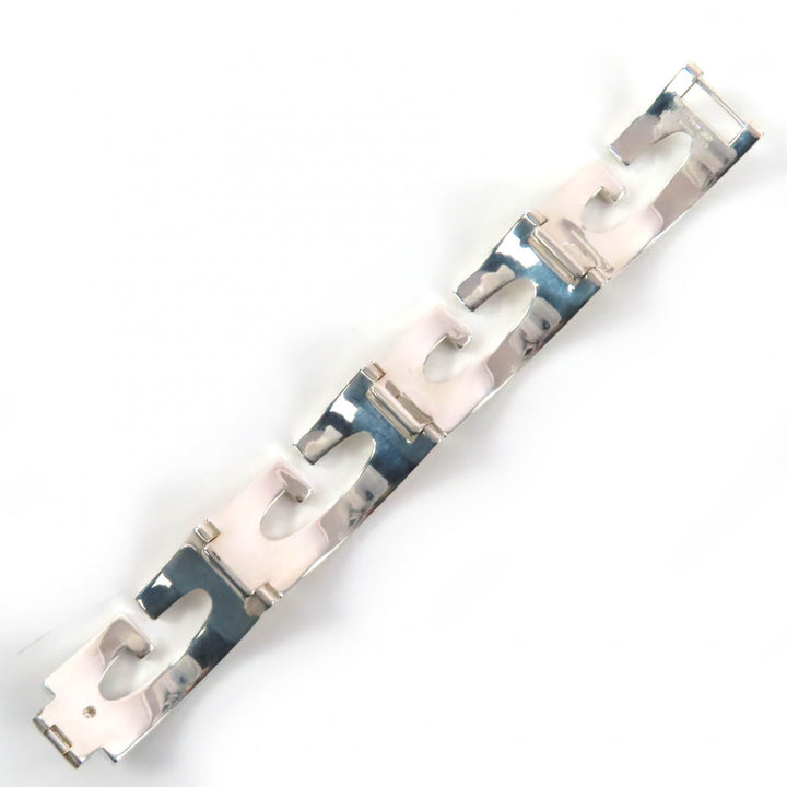 美品◇GUCCI グッチ 925 1990s-2000s オールドグッチ トム・フォード期 Gロゴ ラージ ブレスレット シルバー イタリア製 重量84.65g