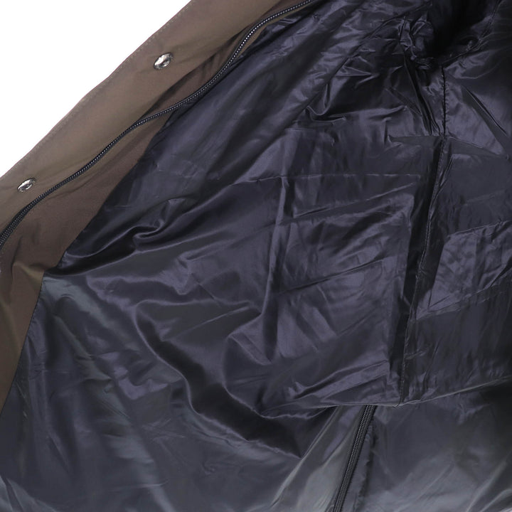 美品△Herno ヘルノ 2023年製 PI128DL Laminar ラミナー GORETEX ゴアテックス フード付き ダウンジャケット カーキ 36 正規品 レディース
