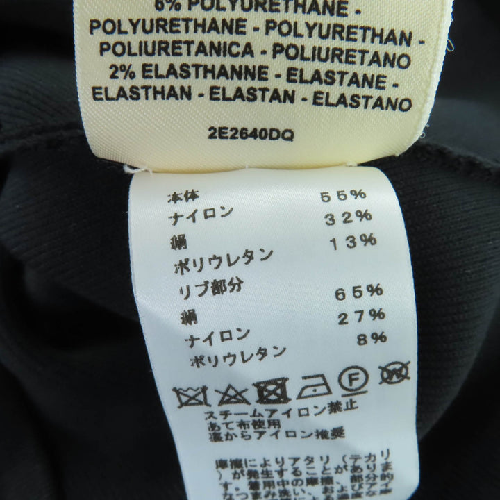 極美品☆HERMES エルメス 22SS 2E2640DQ シルク クロップド丈 ノースリーブ トップス ブラック 34 イタリア製 正規品 レディース