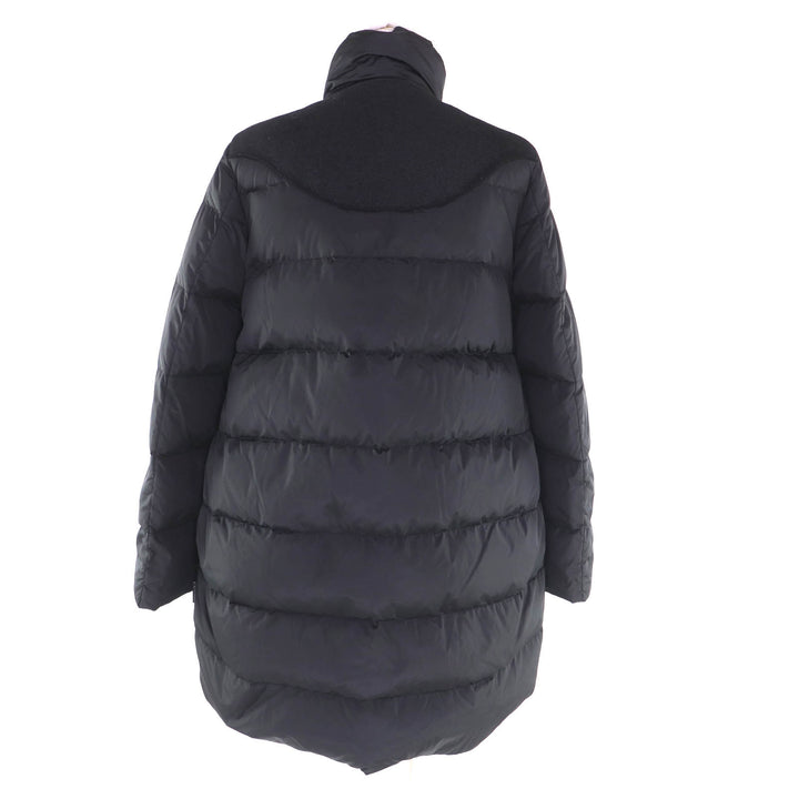 美品★MONCLER モンクレール 2014年製 ミハラヤスヒロ MIZUHIKI 切替デザイン ZIP UP ダウンコート ブラック 0 正規品 レディース