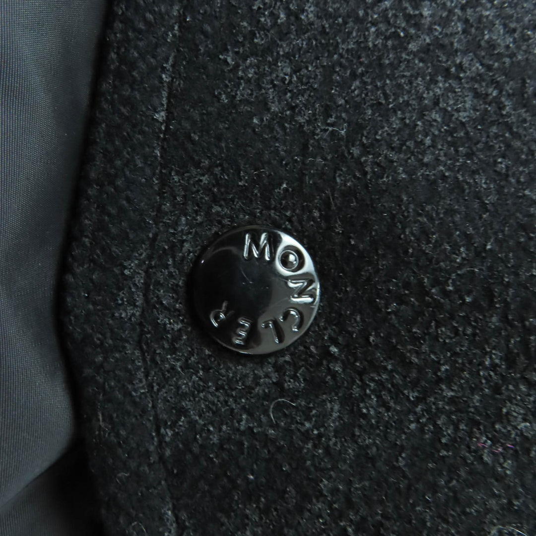 美品★MONCLER モンクレール 2014年製 ミハラヤスヒロ MIZUHIKI 切替デザイン ZIP UP ダウンコート ブラック 0 正規品 レディース