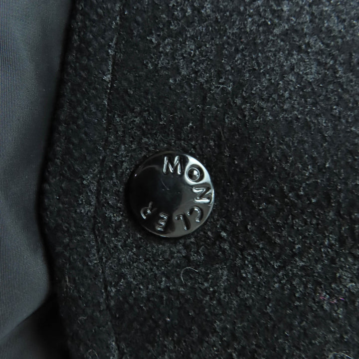 美品★MONCLER モンクレール 2014年製 ミハラヤスヒロ MIZUHIKI 切替デザイン ZIP UP ダウンコート ブラック 0 正規品 レディース