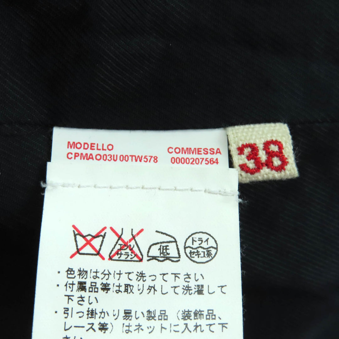 極美品◇MARNI マルニ CPMAO03U00TW578 比翼仕立て アクリル ノーカラー ツイード コート マルチカラー 38 イタリア製 正規品 レディース