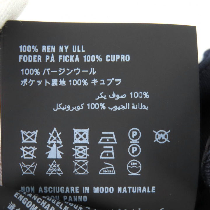極美品△PRADA プラダ 20SS P296CG バージンウール100％ サイドライン ショートパンツ ネイビー 40 イタリア製 正規品 レディース