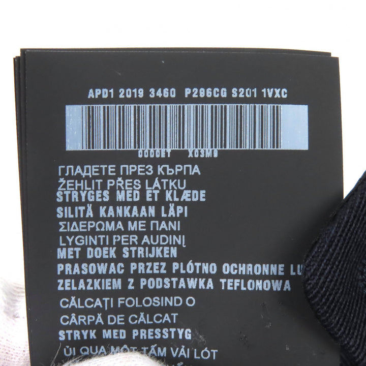 極美品△PRADA プラダ 20SS P296CG バージンウール100％ サイドライン ショートパンツ ネイビー 40 イタリア製 正規品 レディース