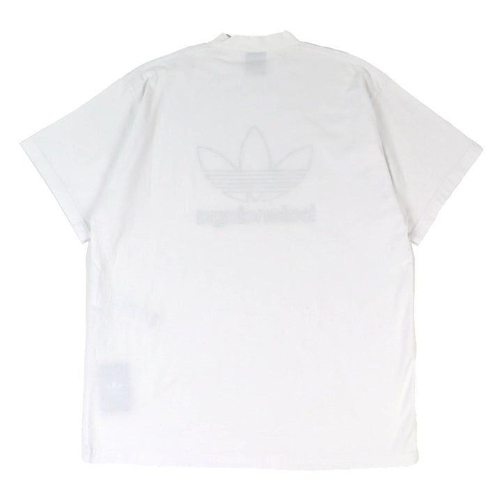 未使用品△BALENCIAGA×adidas バレンシアガ×アディダス 2022年製 723976 コットン100％ ロゴ刺繍 オーバーサイズ 半袖Ｔシャツ 1 正規品