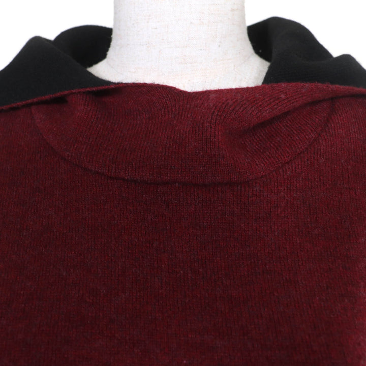 極美品☆Christian Dior クリスチャンディオール 844S92AM009 J’ADIR カシミヤ ニットパーカー レッド系 40 伊製 正規品 レディース