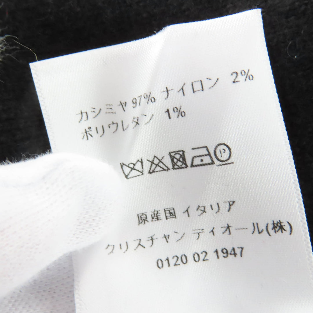 極美品☆Christian Dior クリスチャンディオール 844S92AM009 J’ADIR カシミヤ ニットパーカー レッド系 40 伊製 正規品 レディース