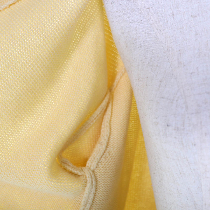 極美品◇JIL SANDER ジルサンダー JSCU752017 カシミヤ コットン Vネック 長袖ニット カーディガン イエロー 34 伊製 レディース