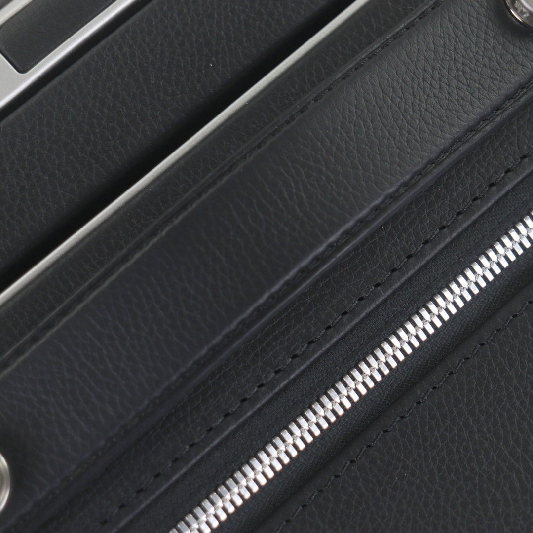 未使用品▼HERMES エルメス R.M.S ローリング・モビリティ トリヨンクレマンス 4輪 スーツケース ブラック K刻印 箱付 フランス製 メンズ