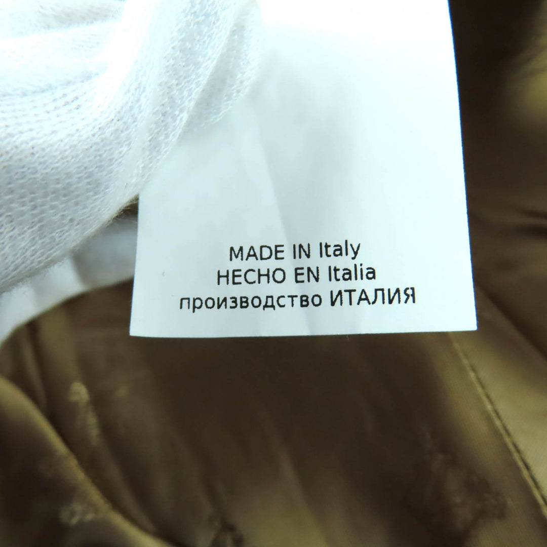 極美品★Max Mara マックスマーラ 2024年製 24247363426 NEWMANTO TEDDY CAPE キャメル シルク混 レザーZIP ケープ ポンチョ SM 正規品