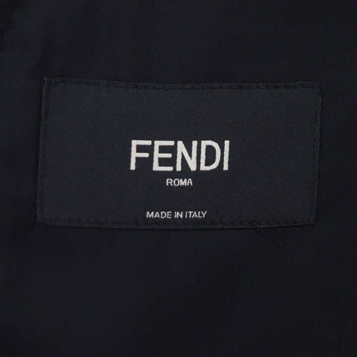 未使用品▼FENDI フェンディ 2020年製 FJ0576 ウール100% FFロゴ ロゴ入りボタン シングルジャケット テーラード 54 正規品 メンズ