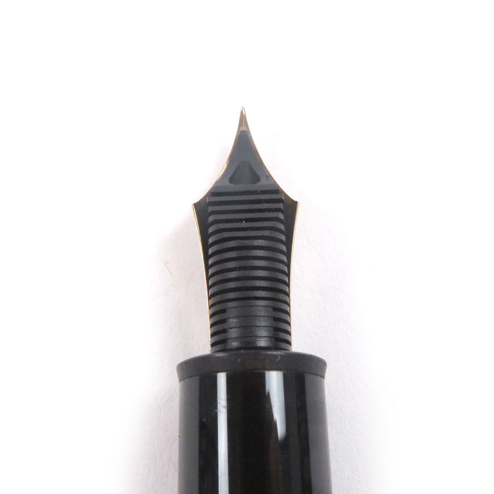 良品□MONTBLANC モンブラン マイスターシュテュック 149 ペン先14C EFニブ キャップ式 万年筆 ブラック ゴールド ドイツ製 メンズ