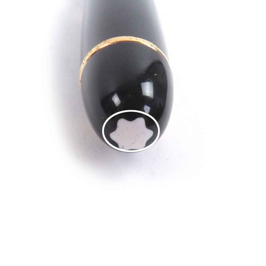 良品□MONTBLANC モンブラン マイスターシュテュック 149 ペン先14C EFニブ キャップ式 万年筆 ブラック ゴールド ドイツ製 メンズ
