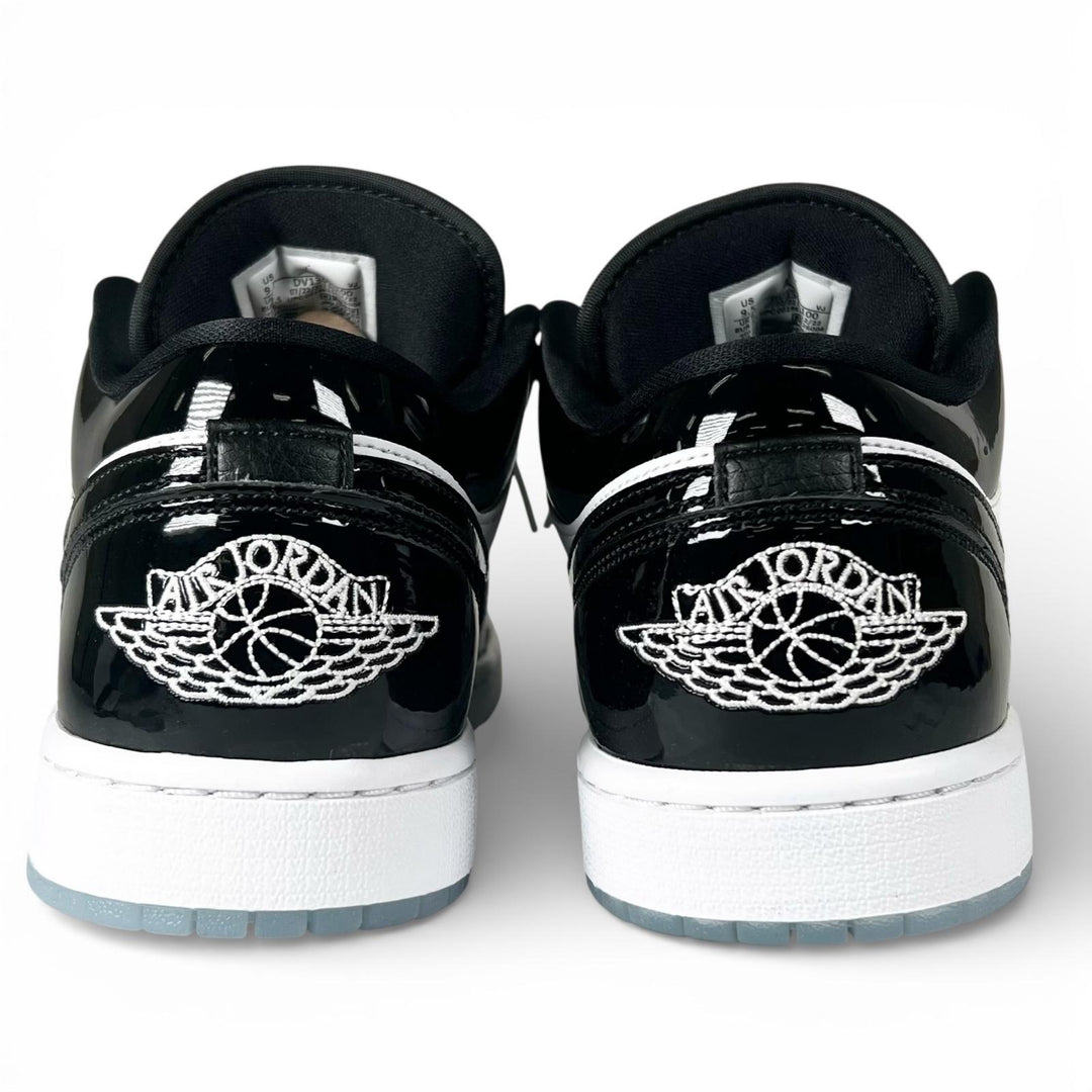 未使用品▲NIKE ナイキ DV1309 100 AIR JORDAN 1 LOW SE ダンク レザー スニーカー ホワイト ブラック 27.5 箱付き メンズ